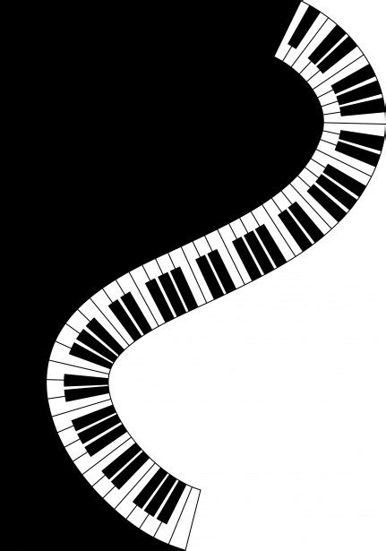 Piano Keyboard Waves Card Free Stock Photo - Public Domain Pictures