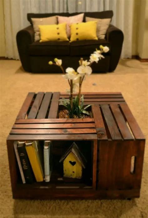 Rustic Crate Coffee Table: Affordable $100 DIY Project – DIY projects ...