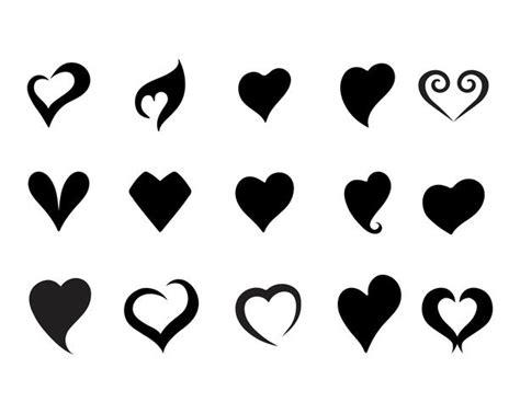 Love heart symbol logo templates 596938 Vector Art at Vecteezy