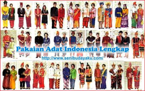 34 Pakaian Adat Indonesia Lengkap Gambar, Nama, dan Daerahnya 1 - Seni ...