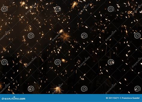 Firework Sparkles stock image. Image of gold, independence - 33115471