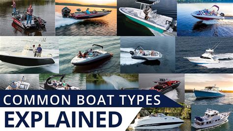 Common Boat Types Explained - Sailboats Show