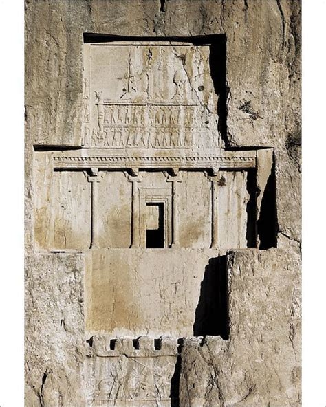 Print of Tomb of Darius I the Great. 6th c. BC. IRAN. Persepolis ...