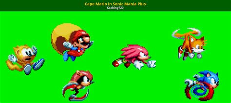 Cape Mario in Sonic Mania Plus [Sonic Mania] [Mods]