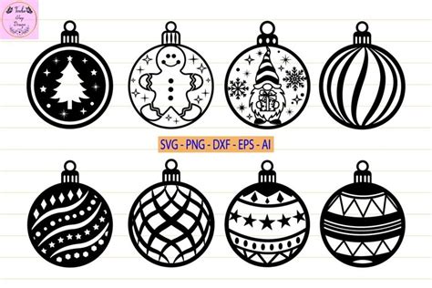 Christmas Ornaments Svg, Christmas Balls Svg, Christmas Svg