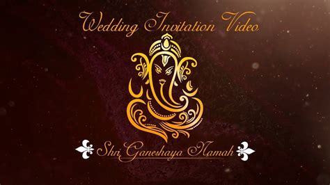 Digital Indian Wedding Invitation Video|| Free & Blank Template Downloa ...