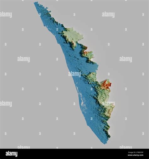 Indian States 3D maps Stock Photo - Alamy