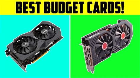 The 5 Best Budget Gaming Graphics Cards (Late 2020) - YouTube