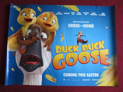 DUCK DUCK GOOSE UK QUAD (30"x 40") ROLLED POSTER ZENDAYA JIM GAFFIGAN ...