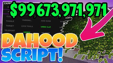 Da Hood NEW 💸INF CASH Script GUI | AUTO FARM | FLY | CRASH SERVER ...