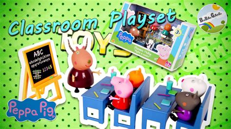 Peppa Pig's Classroom Playset - YouTube