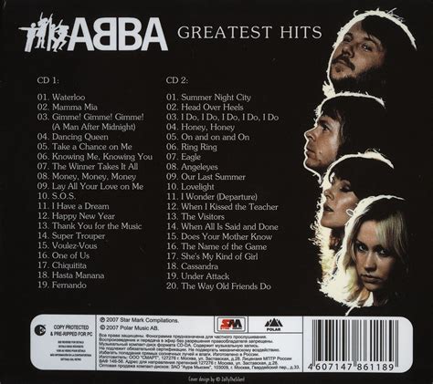 [Pop] ABBA - Greatest Hits (2007) (2CD) [FLAC]