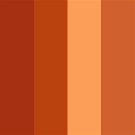 an orange and red color scheme with horizontal stripes in the center ...