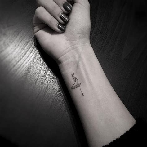 Discover the Charm of a Delicate Little Boat Tattoo | Google Search