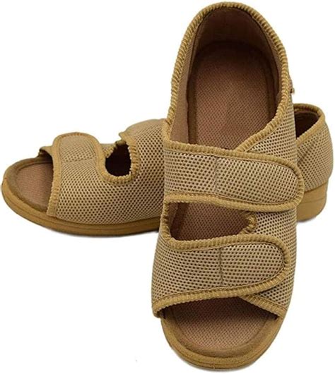 DYWLQ Mens Womens orthopedic sandals,elderly slippers,Open Toe ...