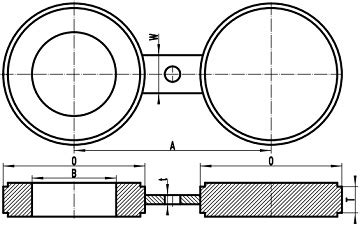 ASME B16.48 Figure-8 Blank | Spectacle Blind | RF/FF