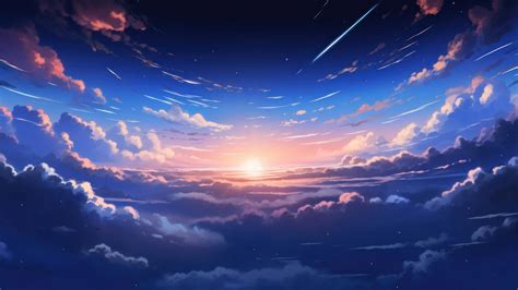 Anime Sky Wallpaper Hd