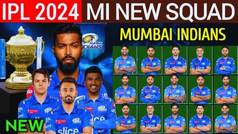 Mumbai Indians Squad IPL 2024 MI Players List