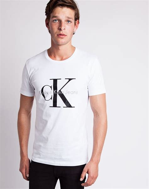 Lyst - Calvin klein Jeans Classic T-shirt White in White for Men