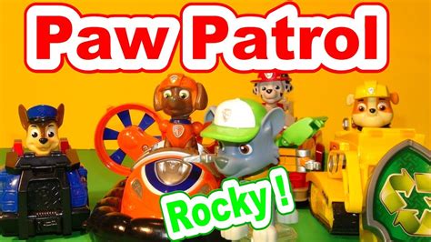 Paw Patrol New Pup Unboxing, it's Rocky the Eco Pup and more - YouTube