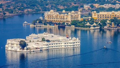 Lake Pichola and Taj Lake Palace , Udaipur, India Stock Image - Image ...