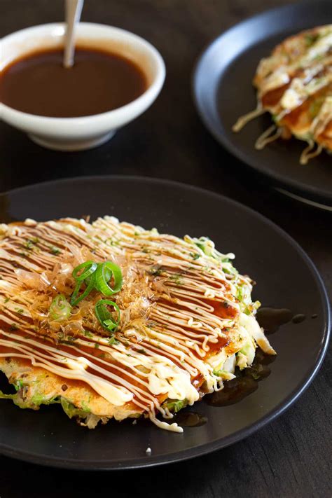 Easy Okonomiyaki Recipe - Japanese Savoury Pancakes | Wandercooks