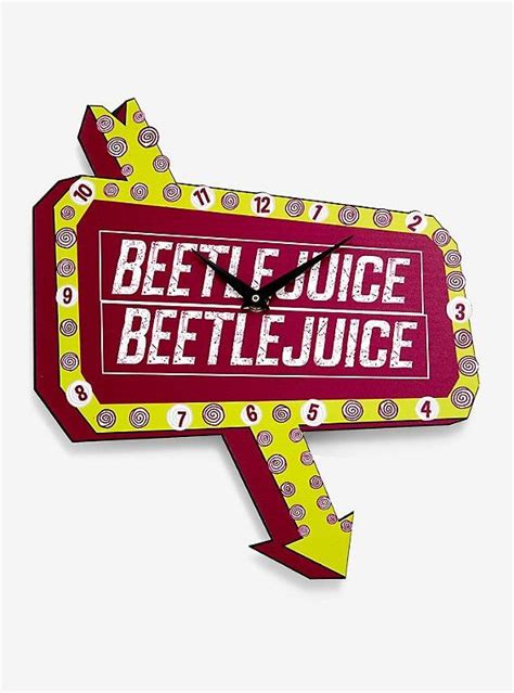 Beetlejuice Neon Sign Wall Clock | Hot Topic | Neon signs, Beetlejuice ...