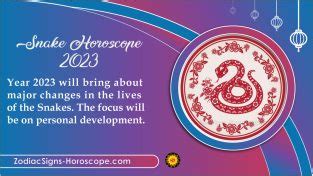 Snake Horoscope 2023 Predictions: Harmony and Happiness