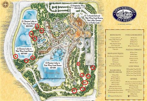 Loews Portofino Bay Hotel Map - Maps For You