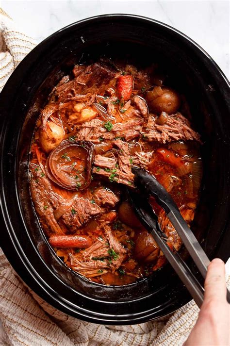 Crock Pot Sirloin Tip Roast - iFoodReal.com