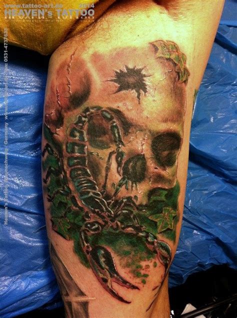 Skull & Scorpion tattoo | Scorpion tattoo, Tattoos, Scorpio tattoo