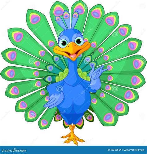 Cartoon Peacock. Dot To Dot Educational Game For Kids Stock Photography ...