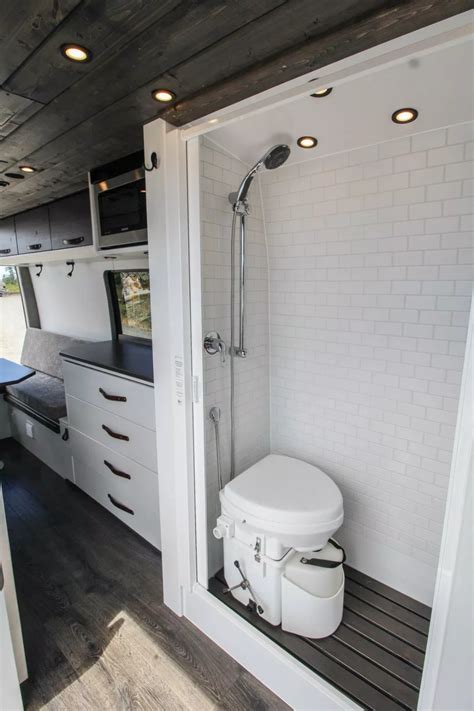 Logan - Freedom Vans | Camper bathroom, Van home, Van interior