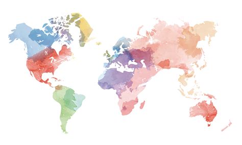 Watercolor Globe at GetDrawings | Free download