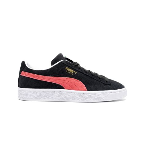 Puma Women Suede Classic XXI black paradise pink white