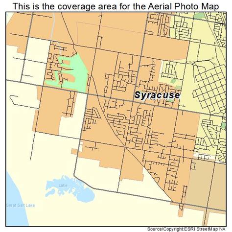 Aerial Photography Map of Syracuse, UT Utah