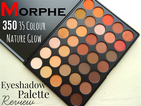 Morphe 35O 35 Colour Nature Glow Eyeshadow Palette Review | Emily Bashforth