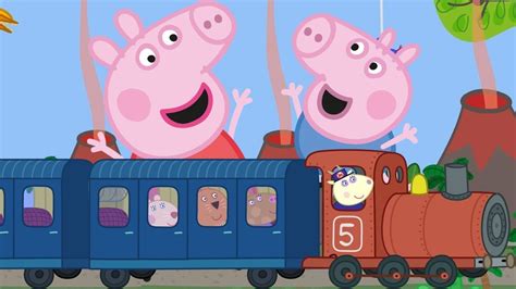 Peppa Pig's Train Ride 🚂🐷 Peppa Pig Official Channel Family Kids ...