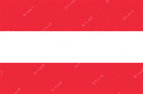 Premium Vector | Austria Flag Official Colors and Proportion Vector