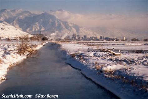 Salt Lake in Winter - Utah Pictures