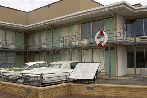 Site of MLK Assassination editorial photography. Image of balcony ...