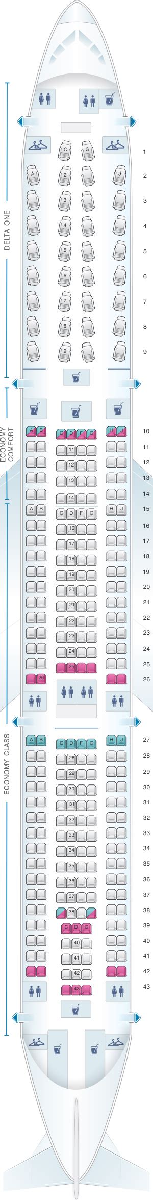 Airbus A333 Seating Chart