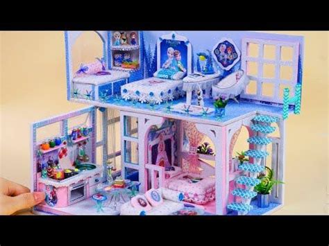 DIY Miniature Dollhouses ~ Frozen Disney Elsa Anna Dollhouse ~ Full ...