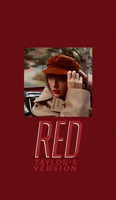 Red (Taylor's Version) Wallpaper | Red taylor, Taylor swift album cover ...