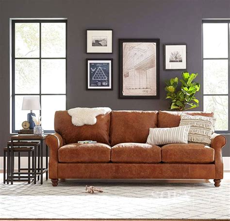 Our Top Tan Leather Couches Of 2024 | Sofa Spring