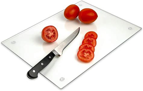 Amazon.com: Tempered Glass Cutting Board – Long Lasting Clear Glass ...