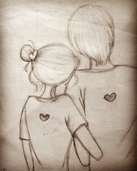 Beginner Cute Couple Drawings Easy / Quick & easy 5 cute couple ...