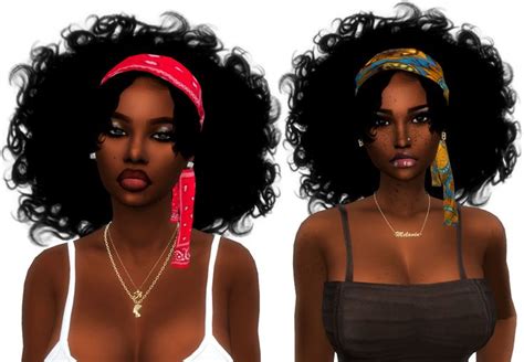 .Mya Messy CurlyFro | Sims hair, Sims 4 afro hair, Sims 4 black hair