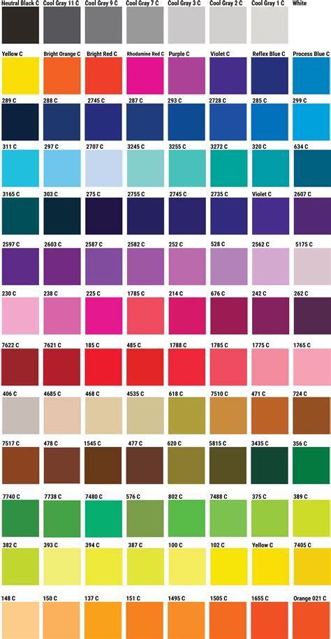 Color Standard Chart Colour Chart Color Chart Colour Shade Card | Porn ...