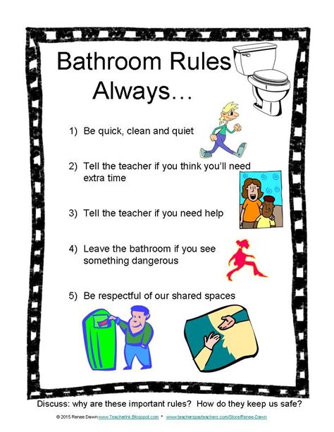 Free Printable Toilet Rules Printable